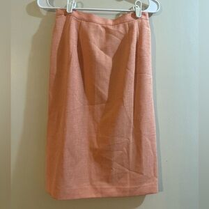 Women’s Elegant Peach Pencil  Skirt